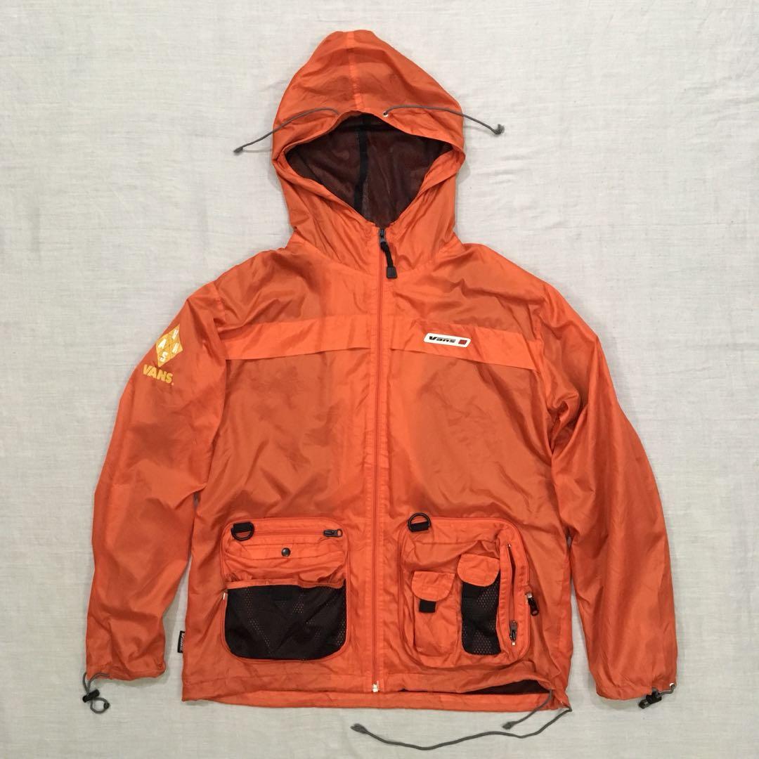 vans jacket Orange