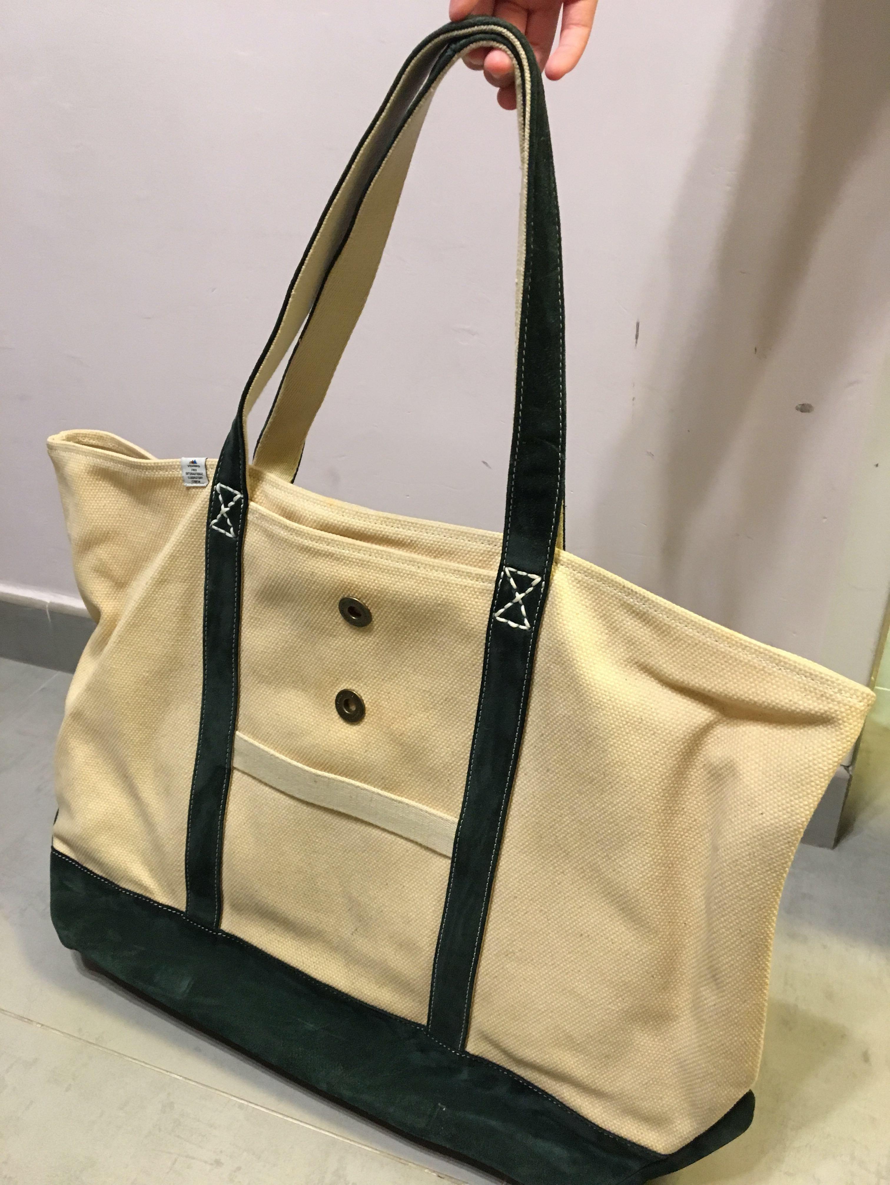 Visvim 麻布tote bag(7成新)冇盒, 女裝, 手袋及銀包, Tote Bags