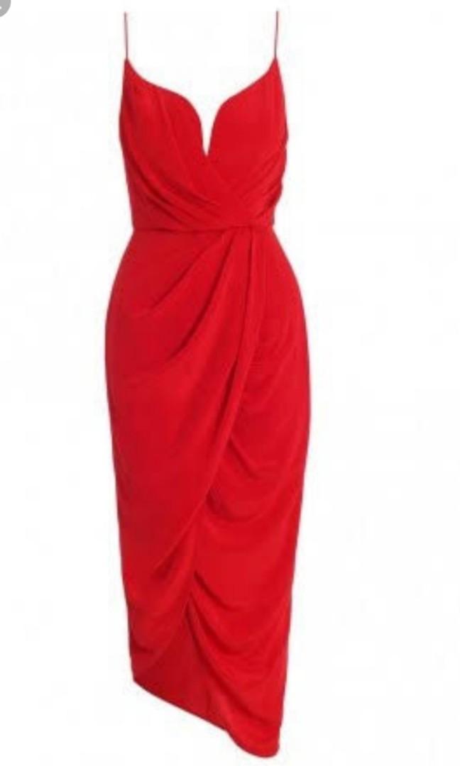 Zimmermann Silk Plunge Long Drape Dress Size 0 Women S Fashion