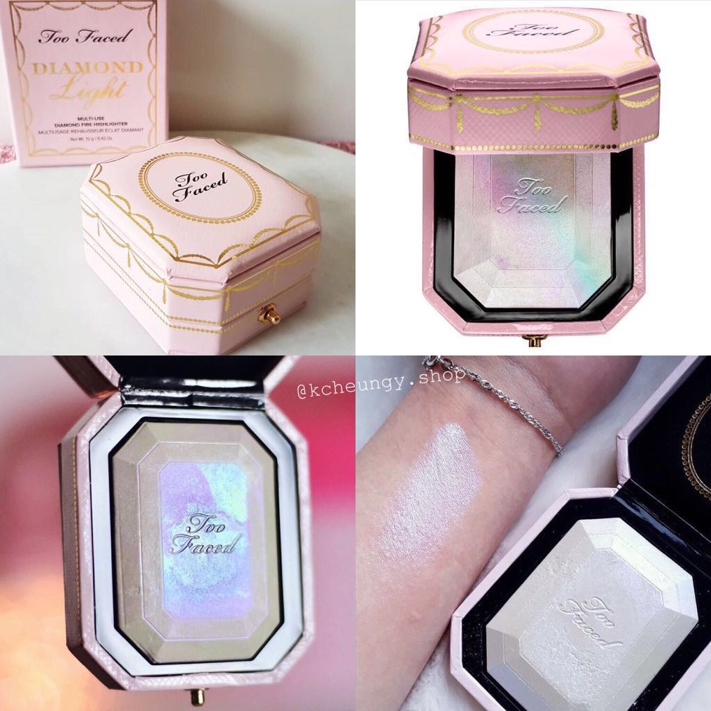 鑽石高光 預訂 Too Faced Diamond Light Highlighter 打亮光影粉 美容 化妝品 皮膚護理 化妝品 Carousell