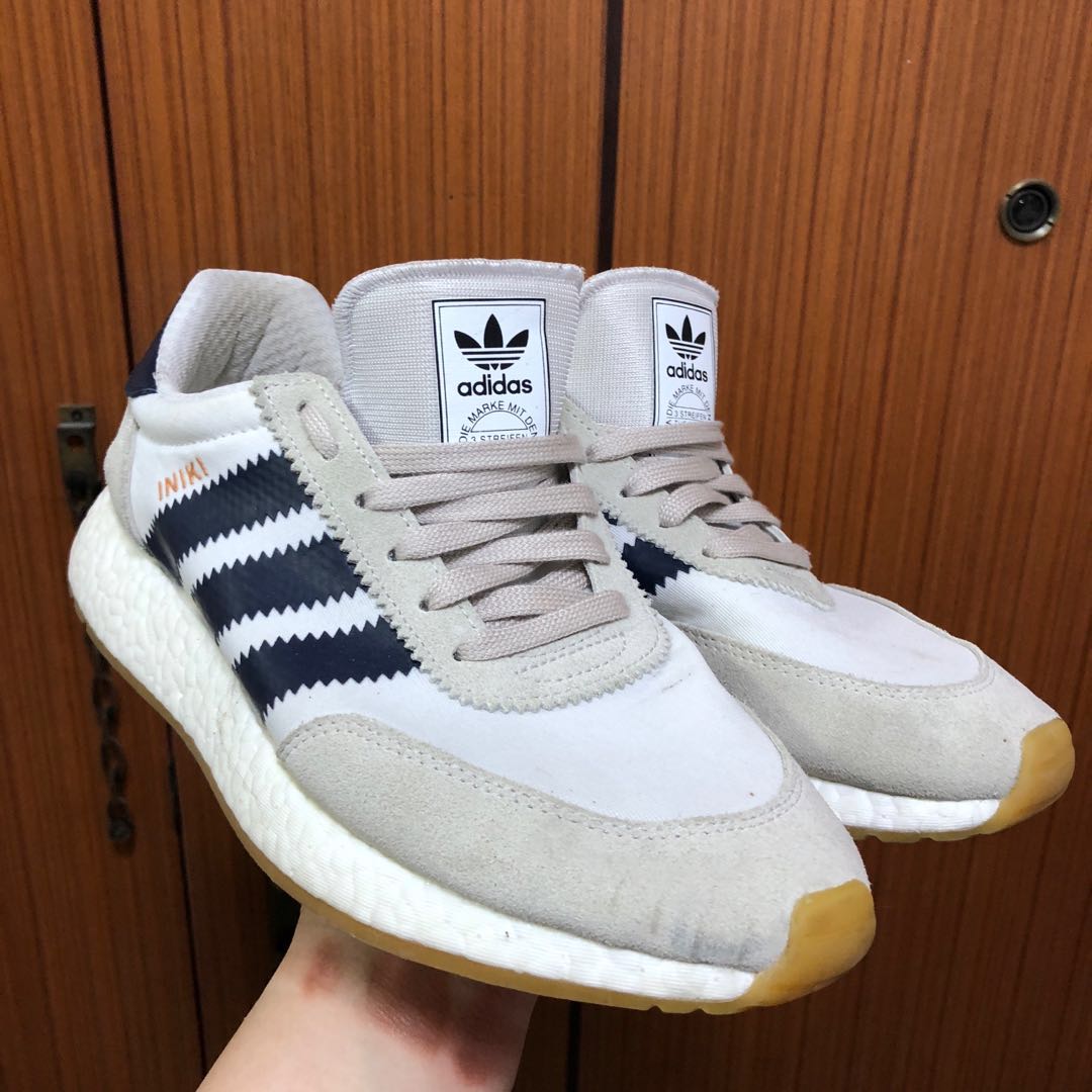 Adidas iniki runner best sale white