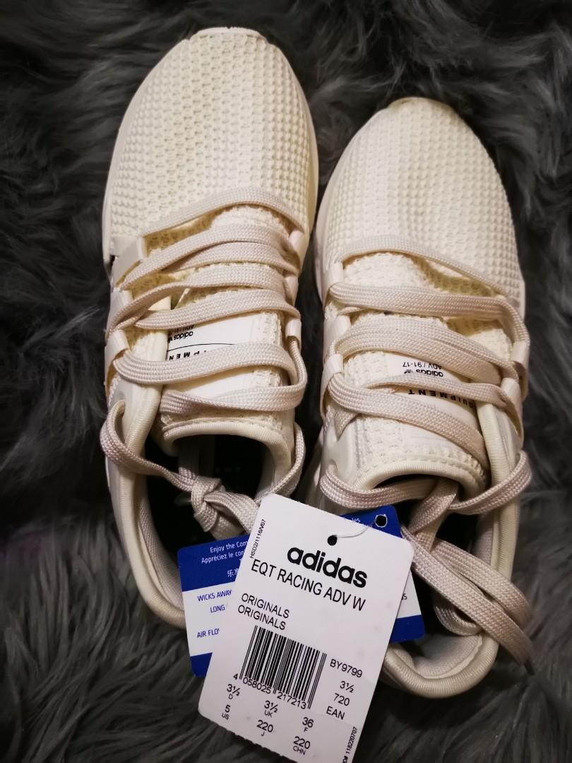 Adidas Originals Women Eqt Racing Adv W Off White Black Running Gym Shoes BY9799 Women s Fashion Footwear Sneakers on Carousell