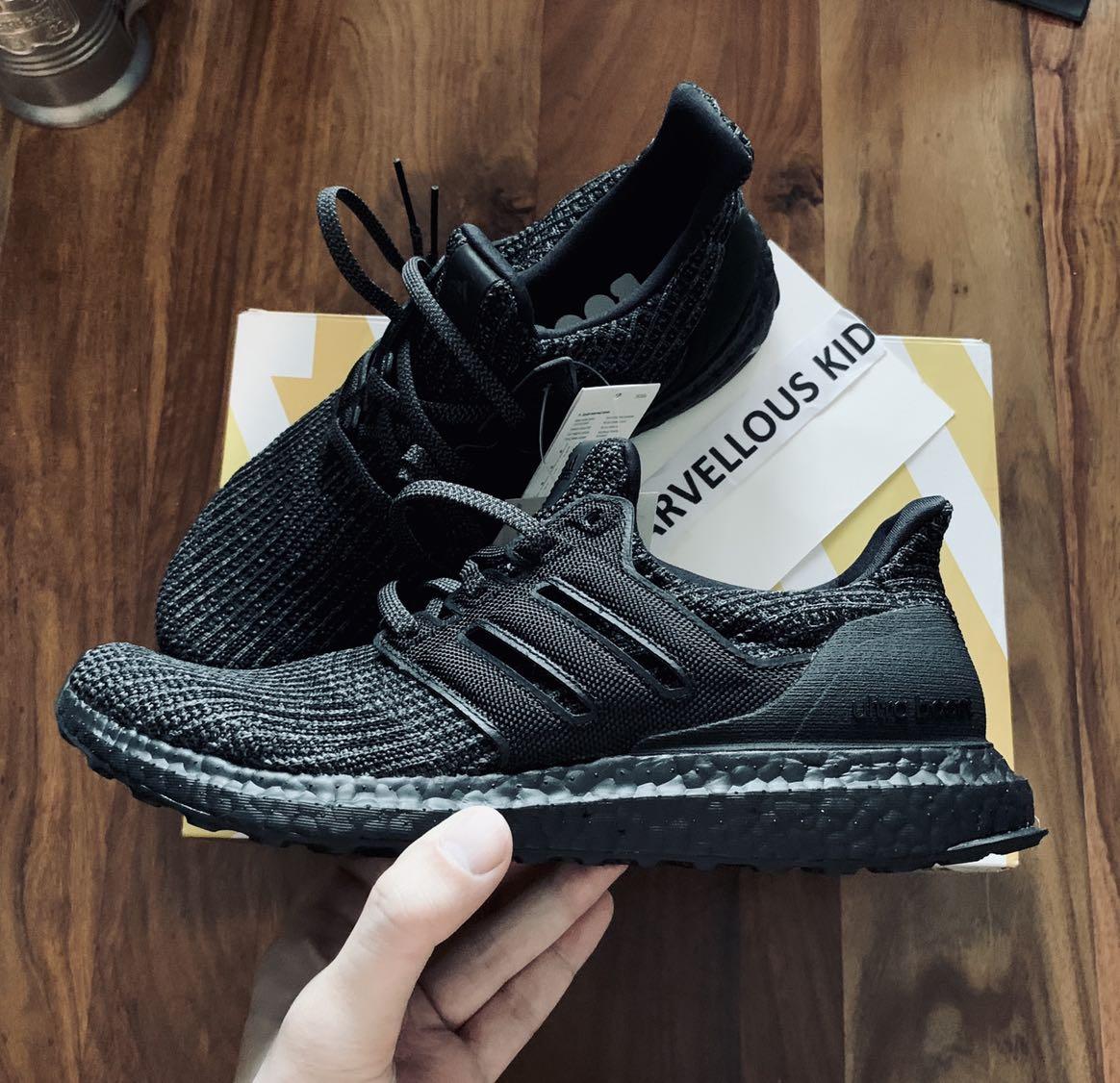 ultra boost total black