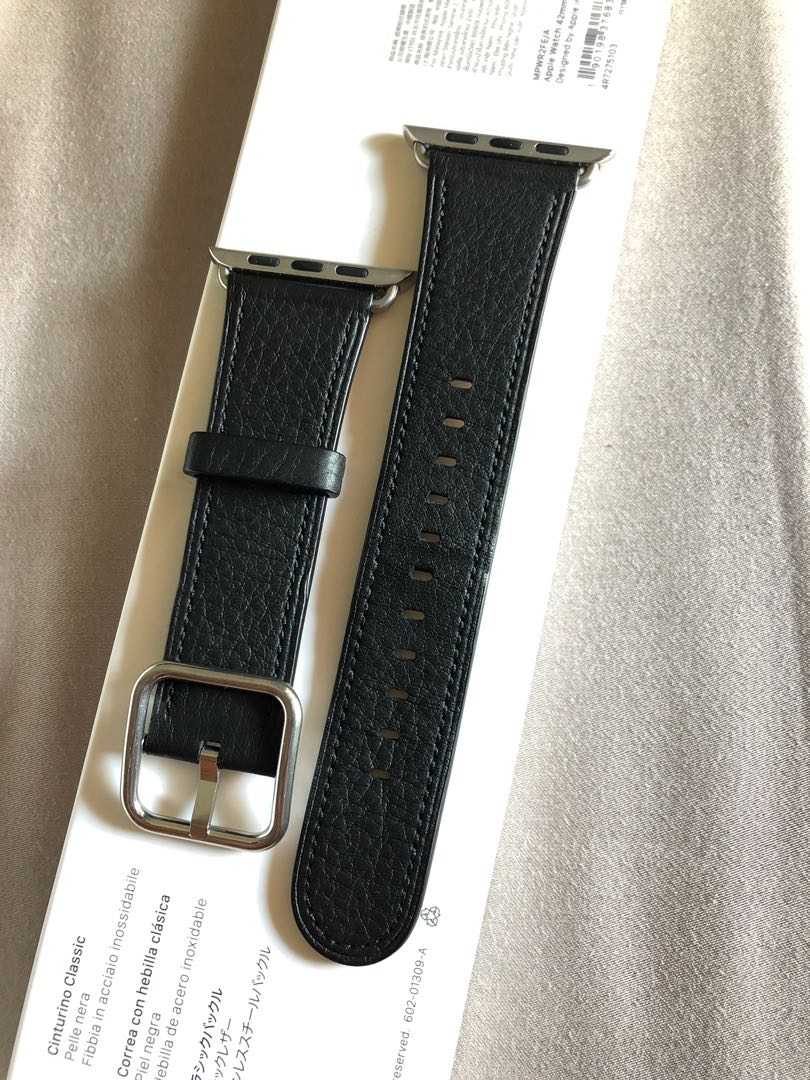 Apple watch leather classic buckle best sale