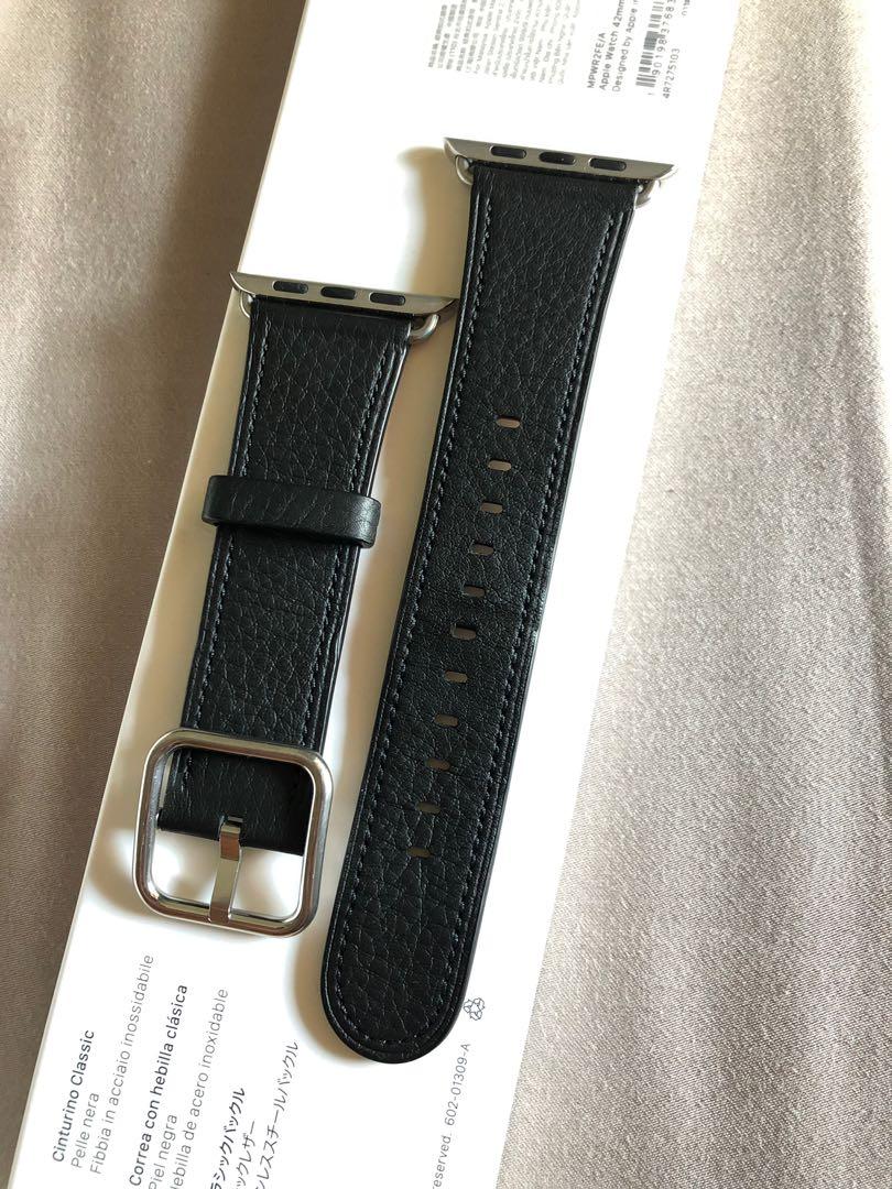 Apple watch classic buckle black sale