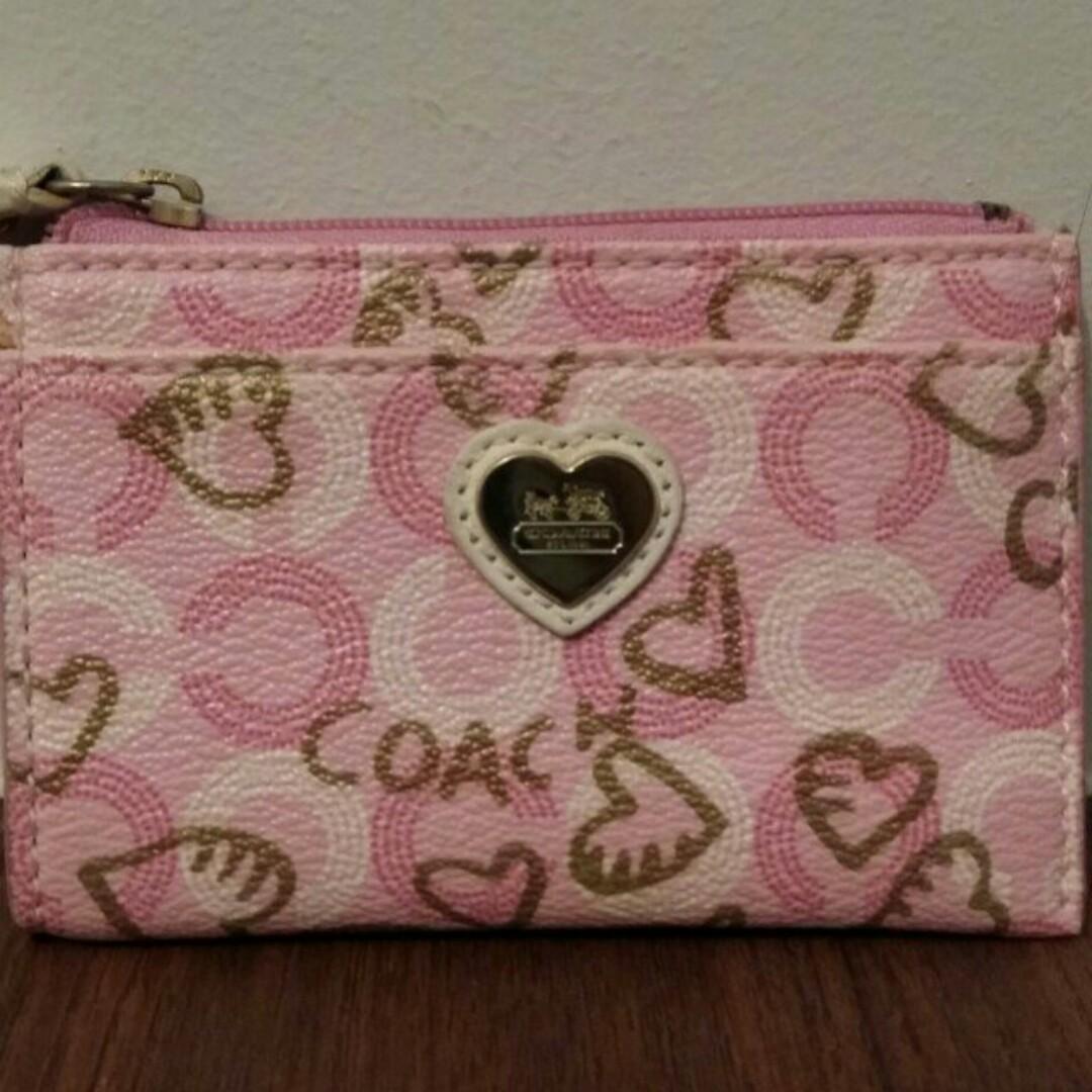 coach small keychain wallet