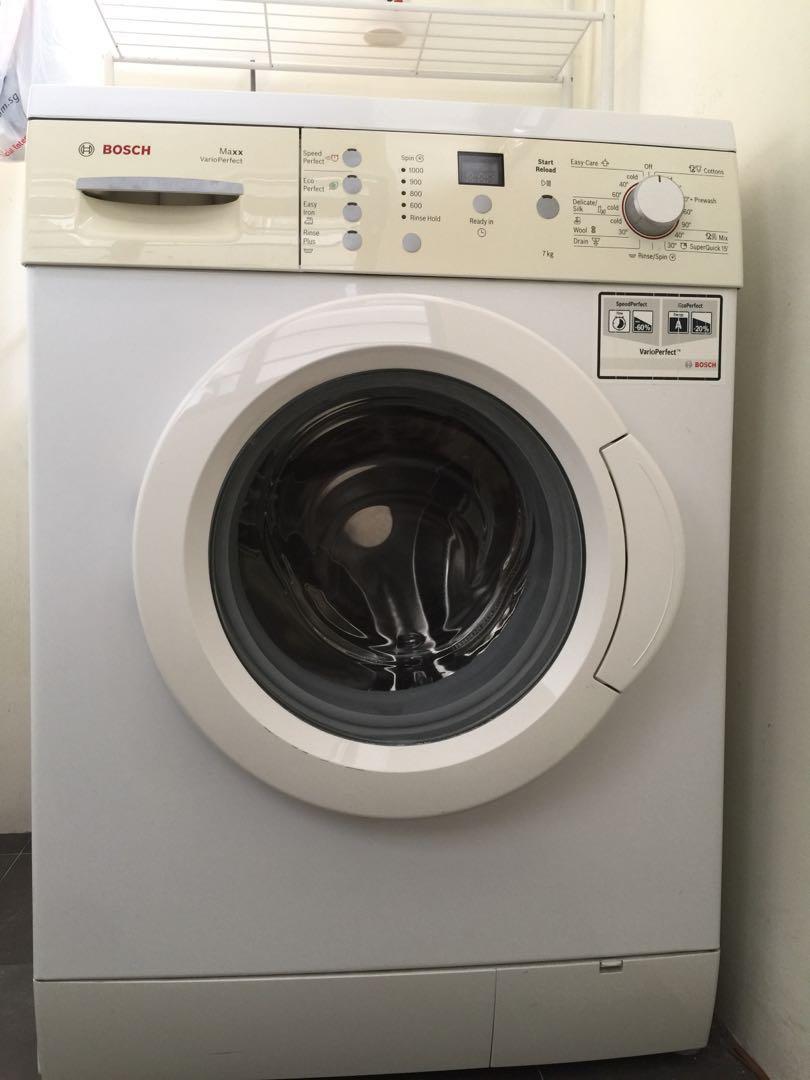 Bosch Front Load Washing Machine Home Appliances Cleaning