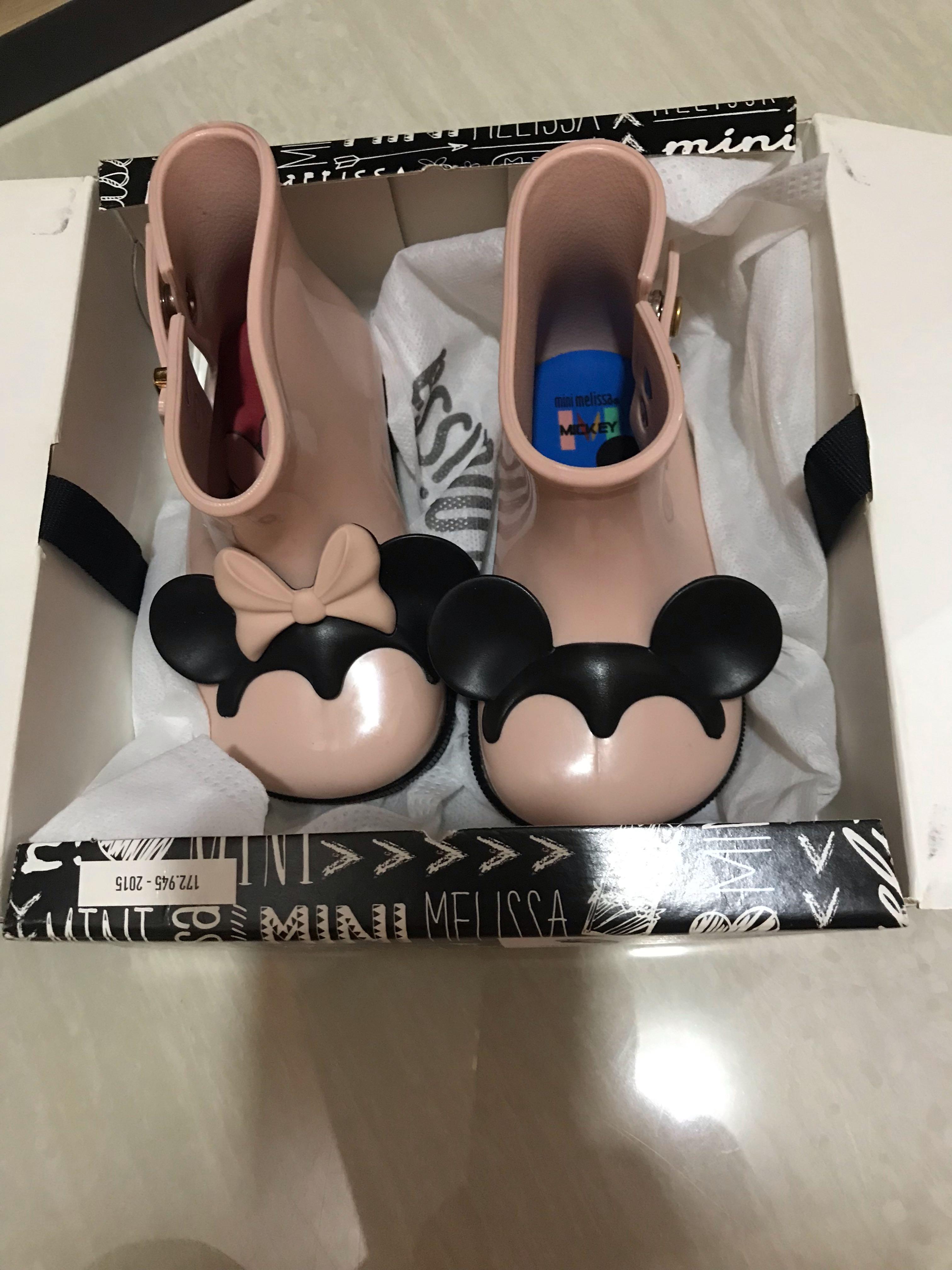 mini melissa disney boots
