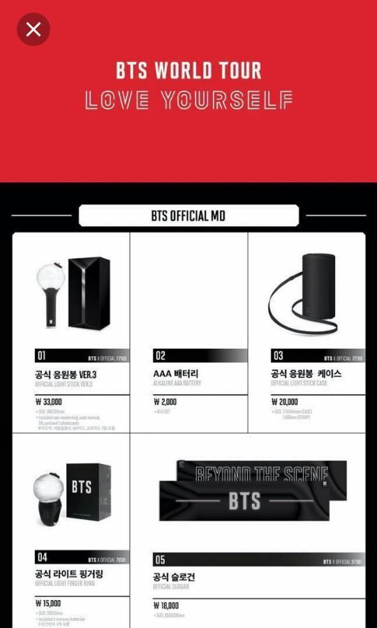 Bts Love Yourself World Tour Thailand Bangkok Merchandise Entertainment K Wave On Carousell