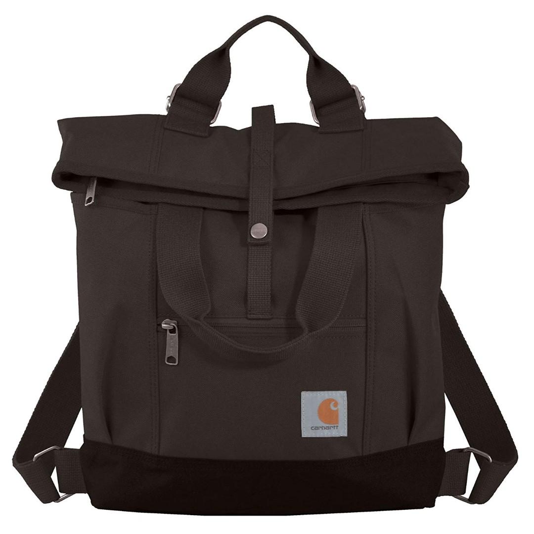 Carhartt Legacy Women's Hybrid Convertible Backpack Tote Bag, Black ...