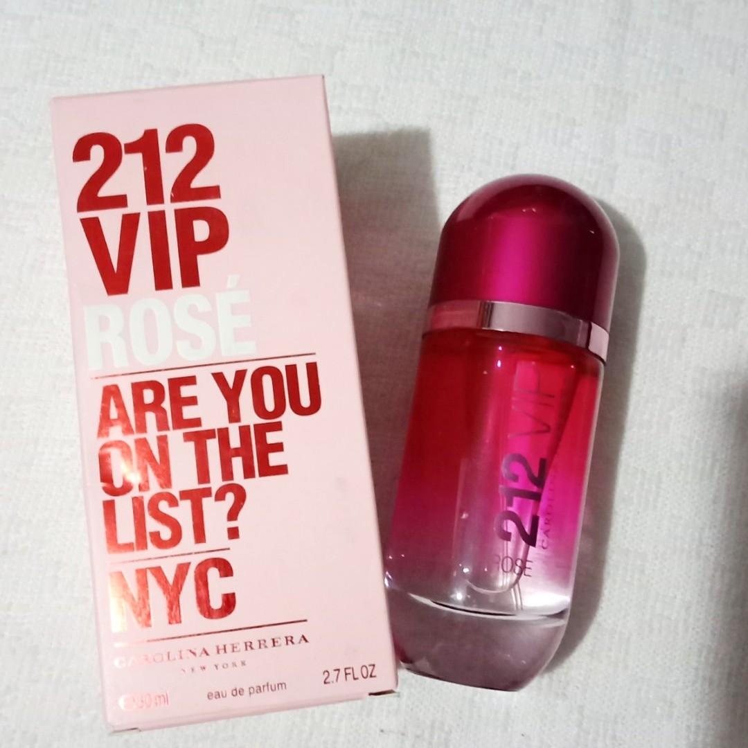 Carolina Herrera 212 Vip Rose Health Beauty Perfumes Nail Care Others On Carousell 212 vip rose perfume by carolina herrera, meant to embody fun, elegance and glamor, 212 vip rose is ideal for when you go out for a night of fun. carolina herrera 212 vip rose