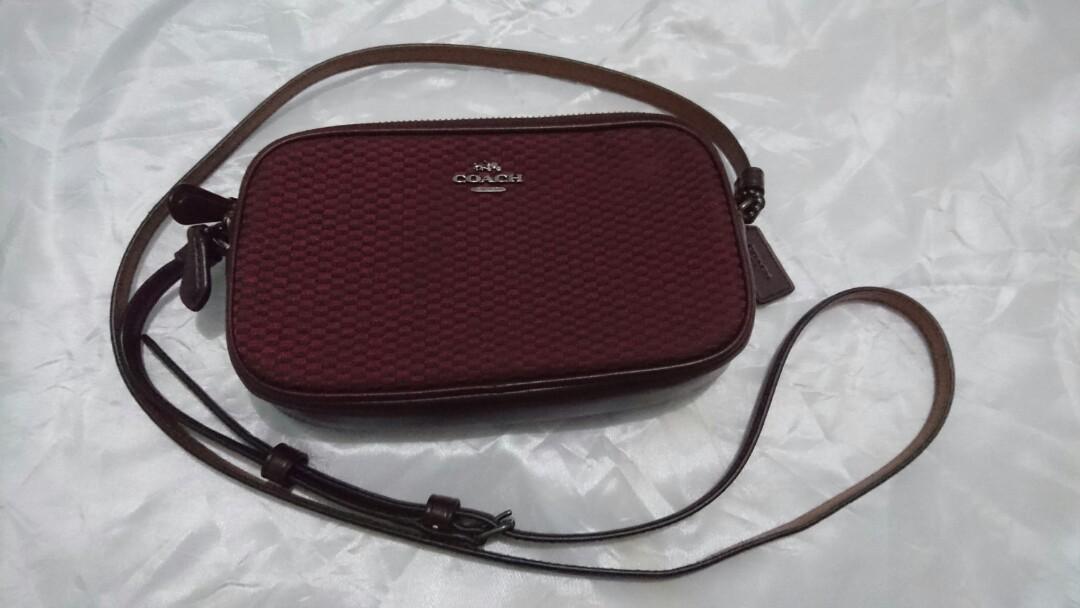sling bag maroon