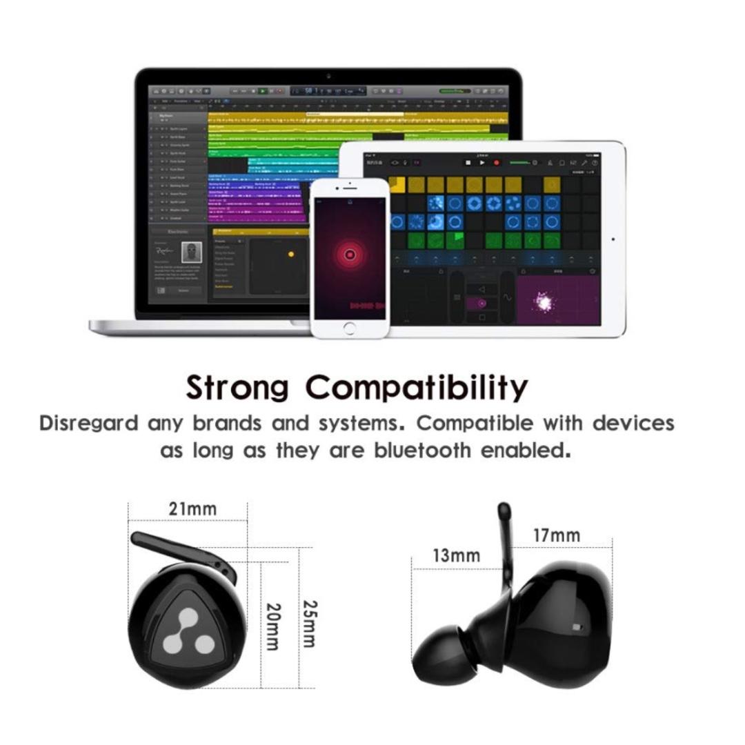 Comfortable Bluetooth headset True Wireless Earbuds, TWS ...