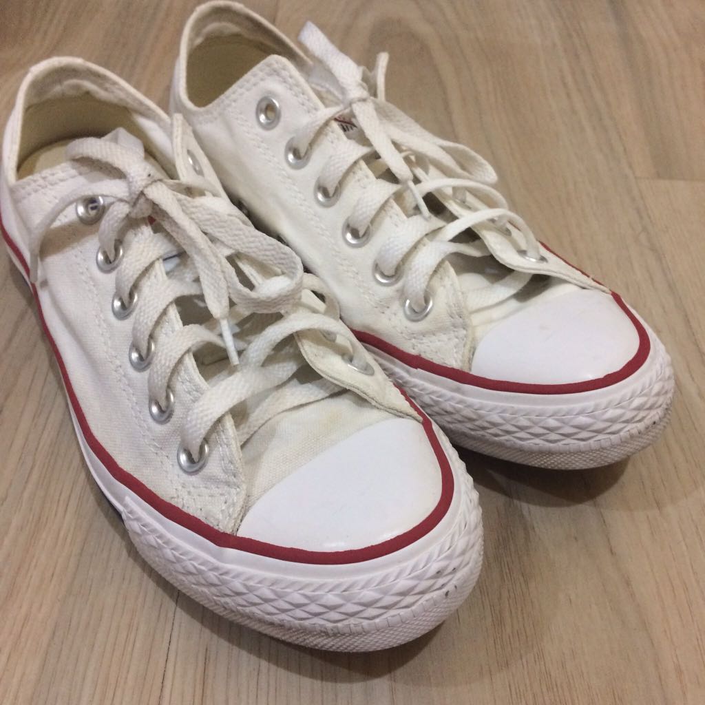 Converse Chuck Taylor All Star Low White Ct As Putih Fesyen Wanita