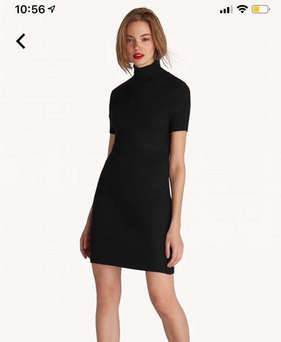 Cotton On Black Turtle Neck Dress 