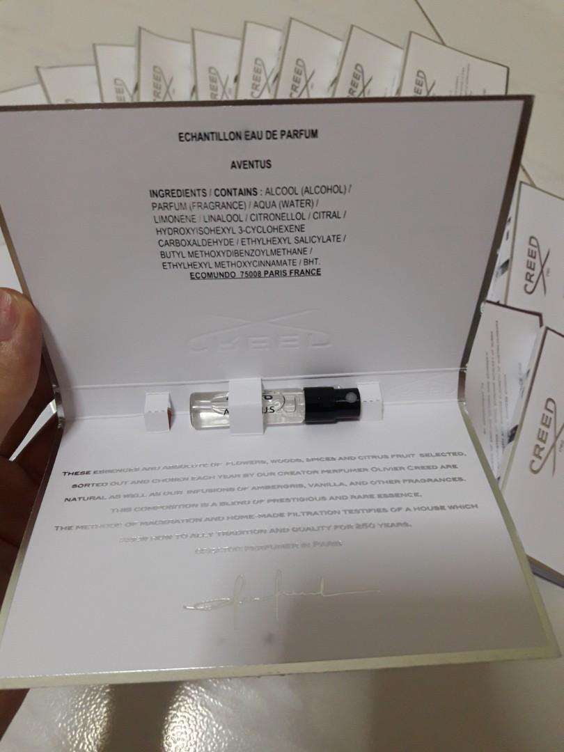 Creed aventus store for men sample