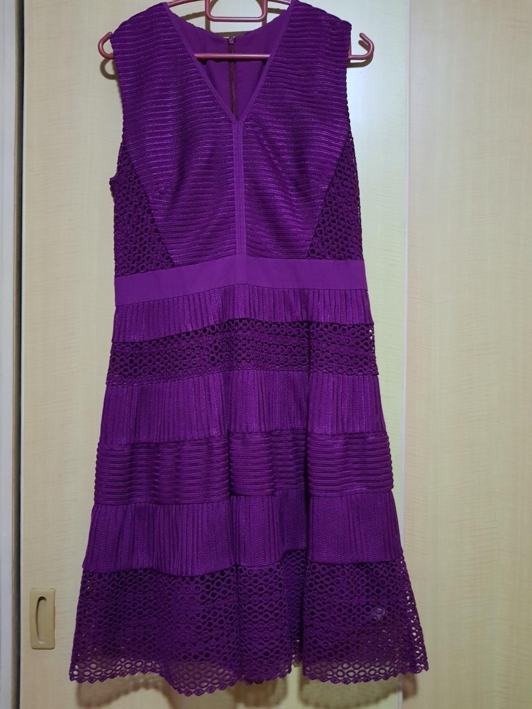 Saturday Club Dark Purple Dress Women S Fashion Clothes Dresses