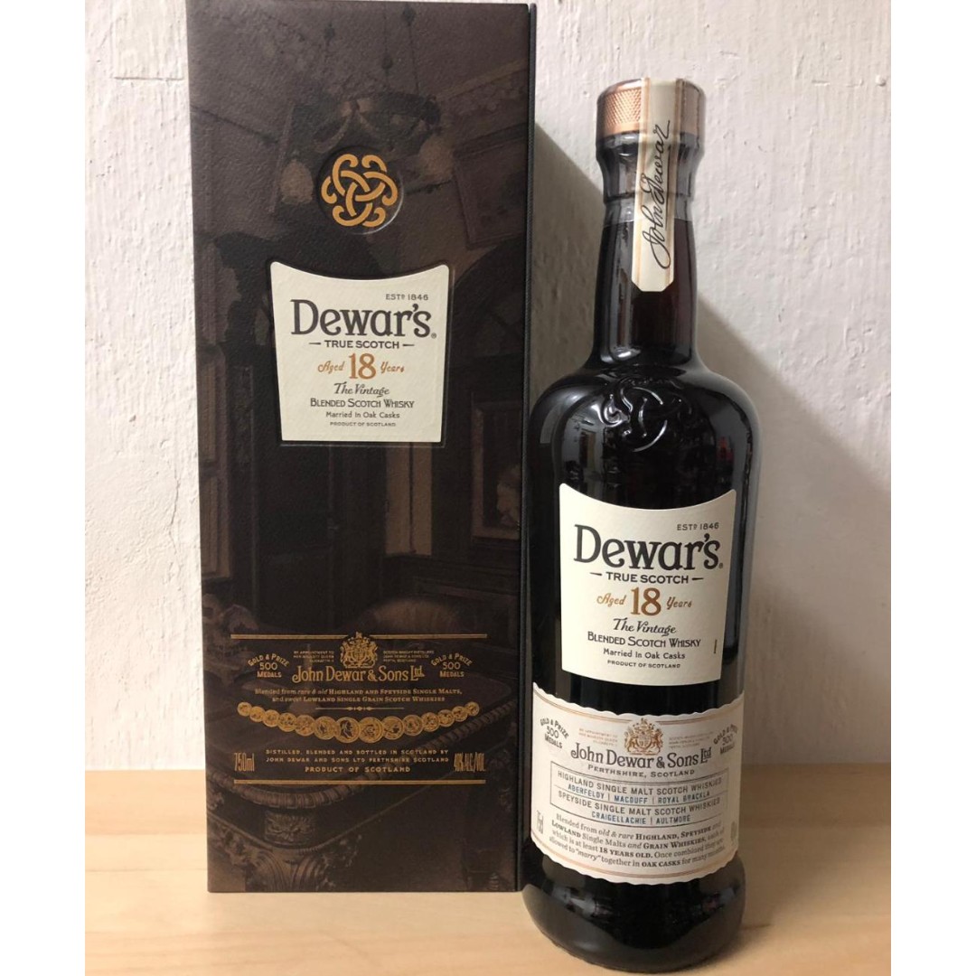 Dewar's 18 Year Old Blended Scotch Whisky 帝王18年調和純麥威士忌
