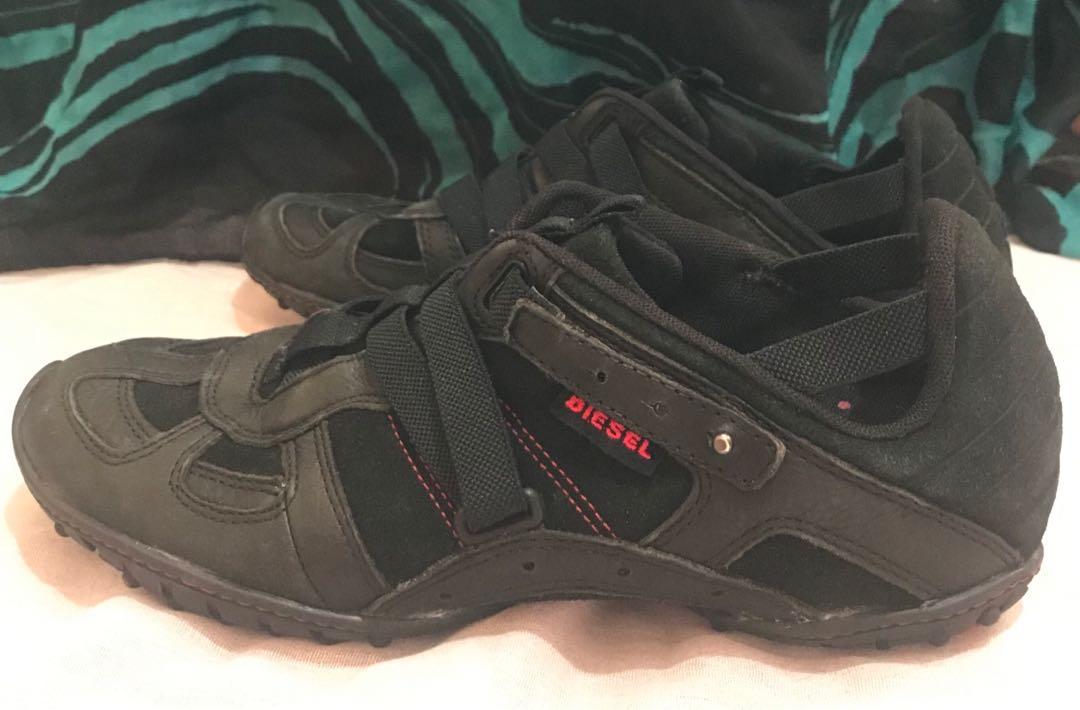 Diesel black leather sneakers Mosley 