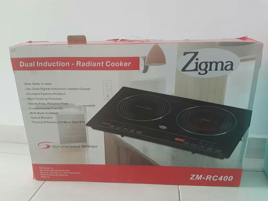 Dual Induction Radiant cooker, TV & Home Appliances, Kitchen Appliances