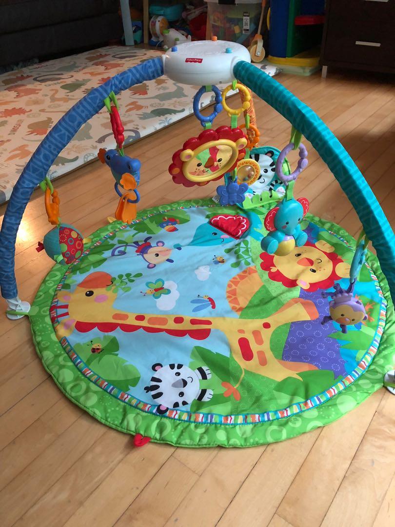 Fisher Price Baby Gym Playmat Babies Kids Toys Walkers On