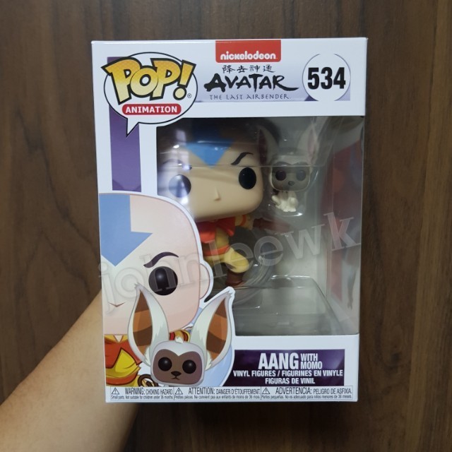 funko pop aang with momo