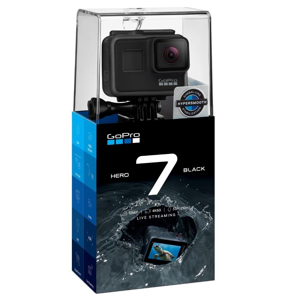 New Gopro Hero 7 Black Brand New Sealed In Box Export Photography Cameras Others On Carousell