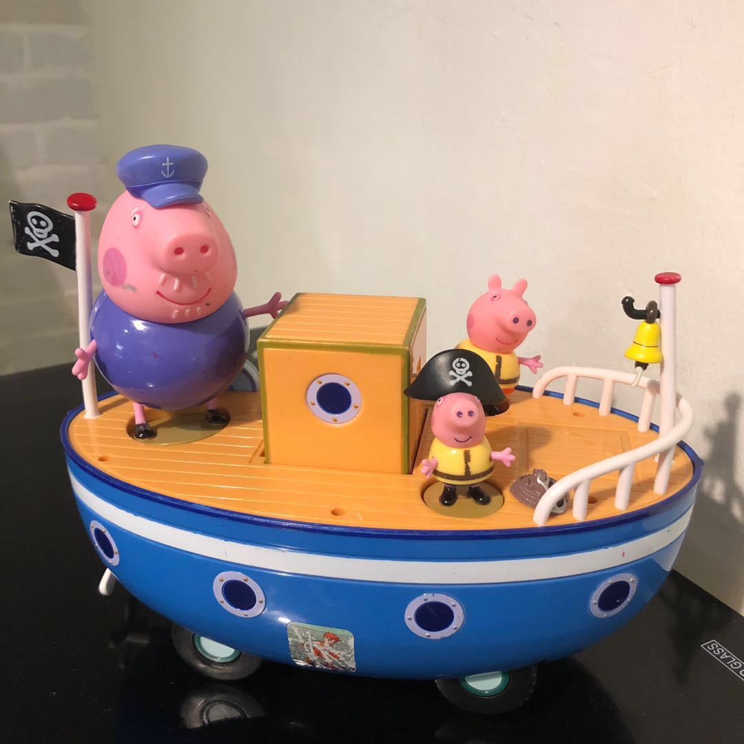 grandpa pig bath boat