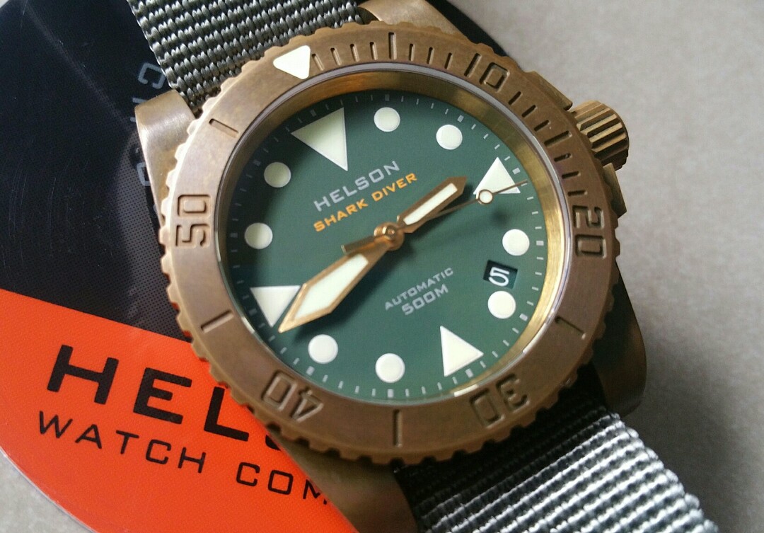 Helson shark new arrivals diver brass