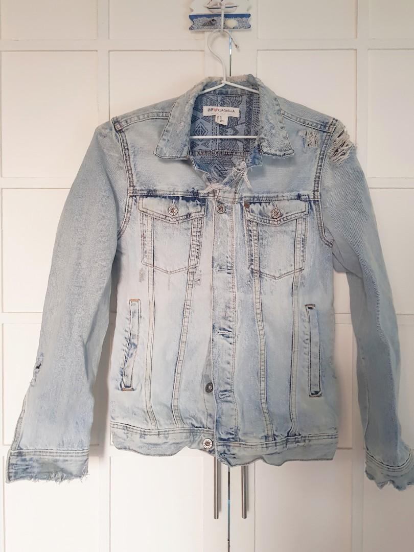 h&m coachella denim jacket