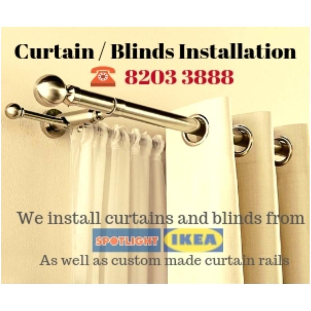 Curtain Installation Blinds Installation Everything Else On Carousell