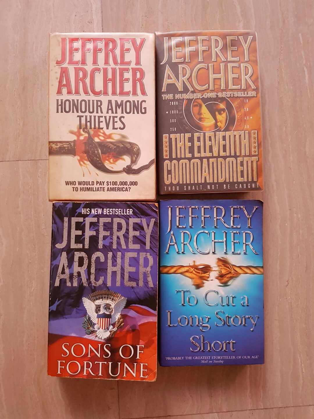 Jeffrey Archer Fiction Books Novel Books Stationery Fiction On Carousell