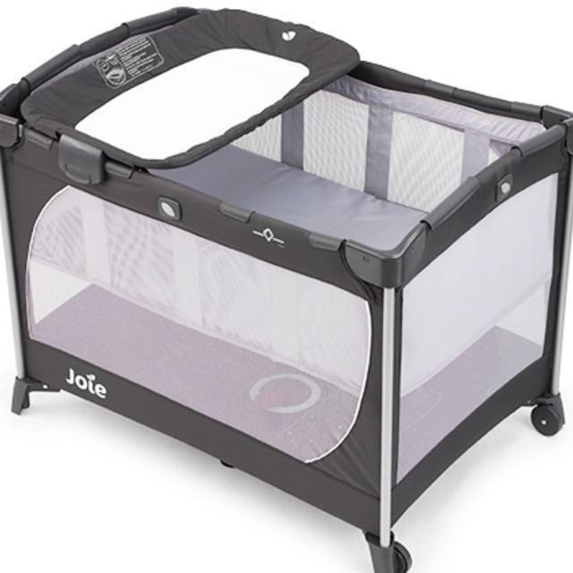 travel cot with changing unit
