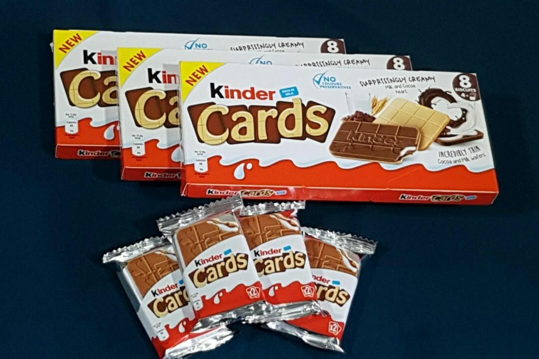 Kinder cards Halal Certified instock, Food & Drinks, Packaged & Instant