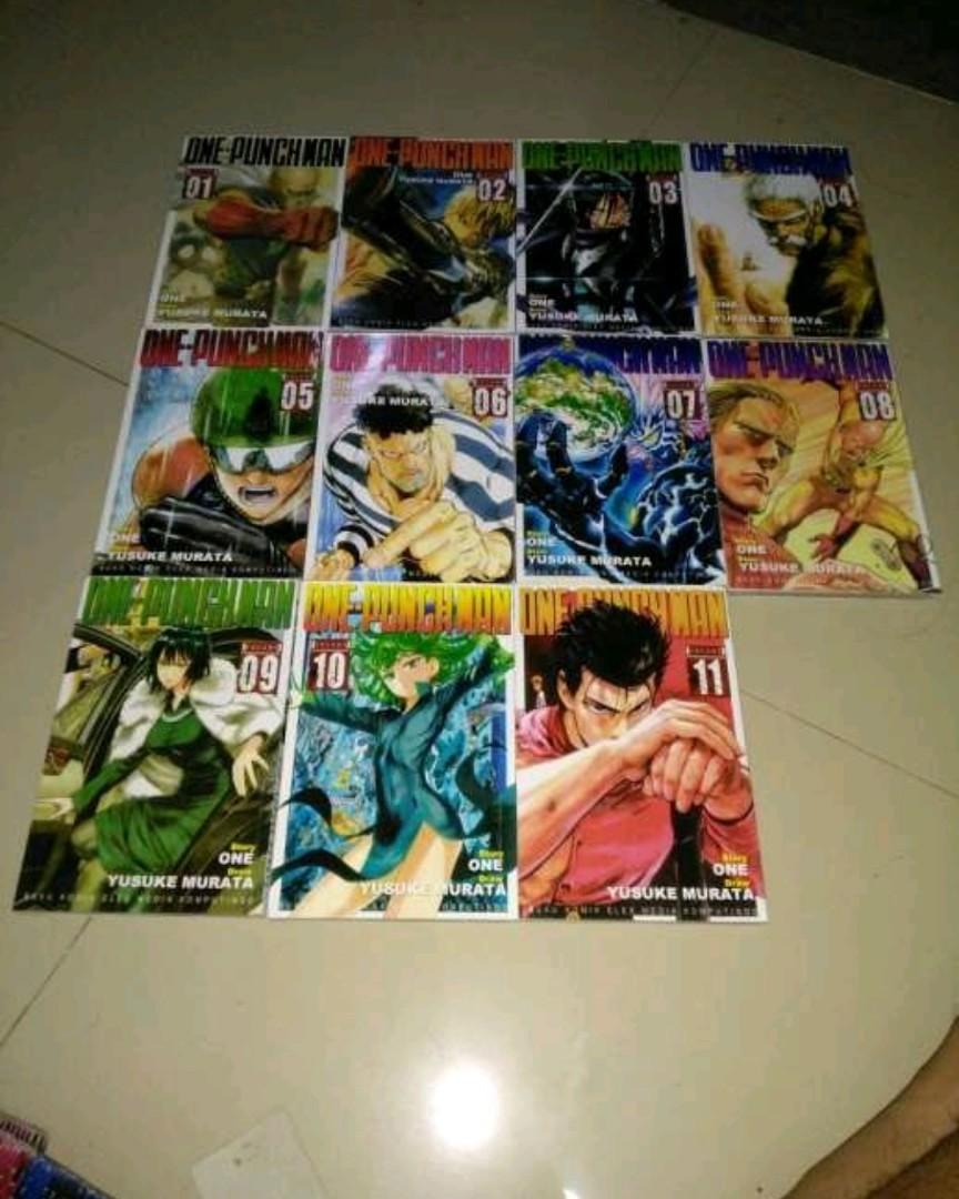 Komik Manga One Punch Man Vol 1 11 Buku Alat Tulis Komik Dan