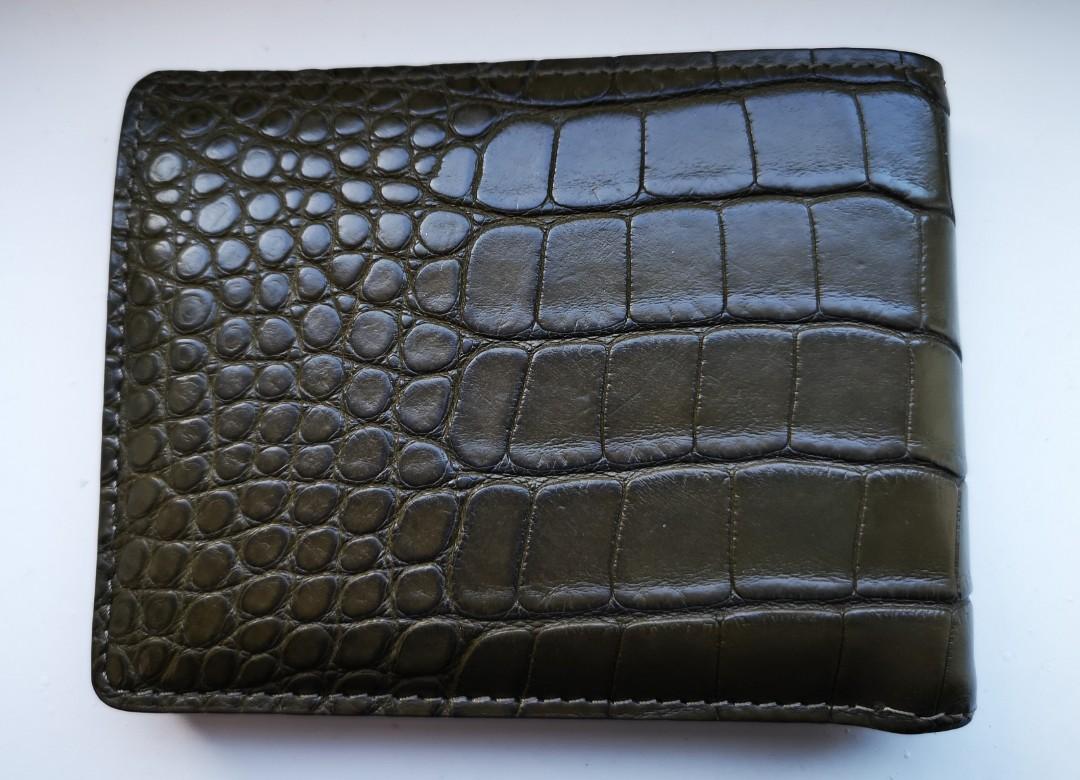 Crocodile wallet Louis Vuitton Orange in Crocodile - 27475810