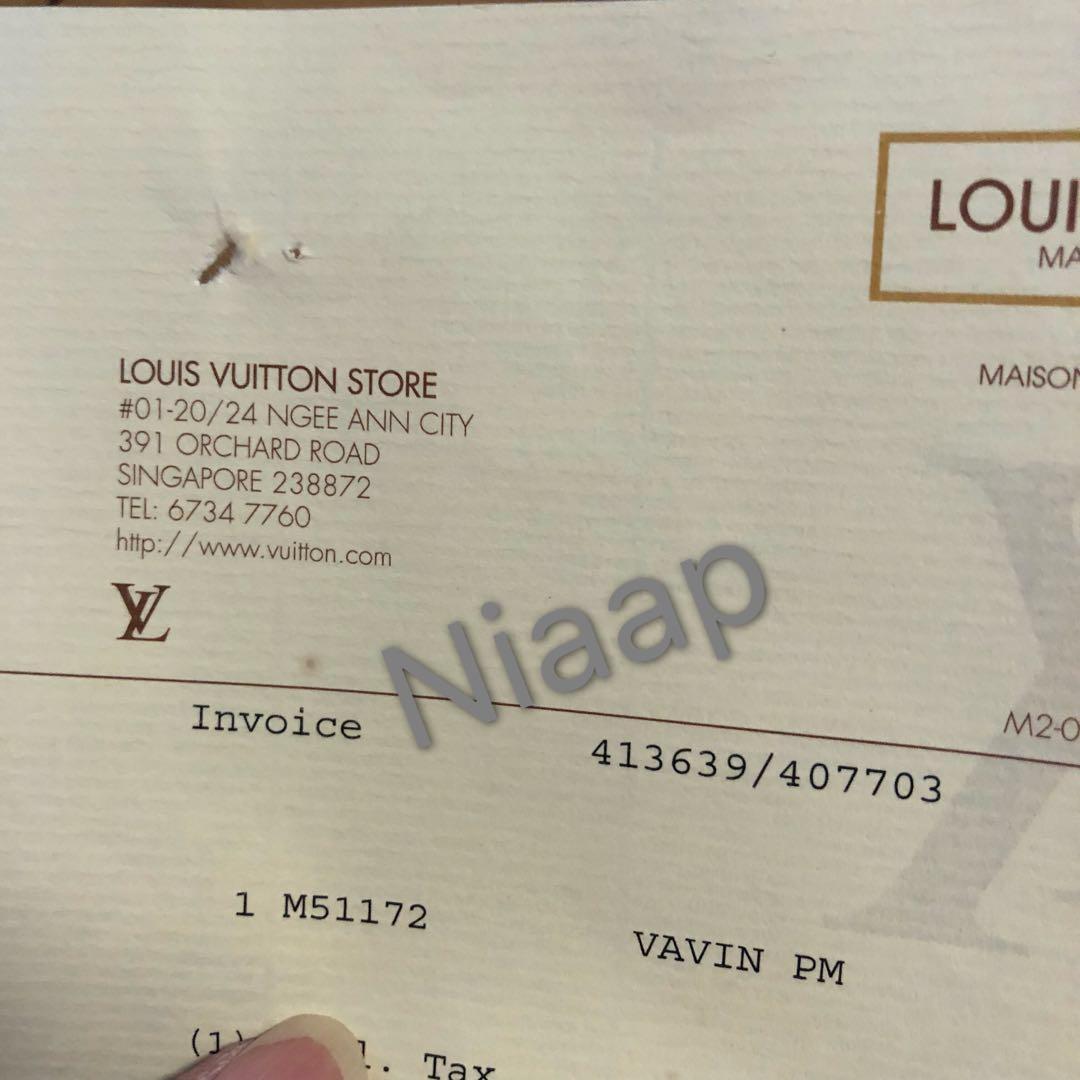 Louis vuitton receipt - Gem