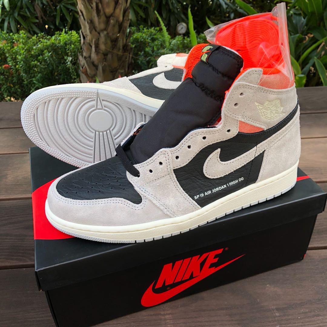 Nike Air Jordan 1 Retro High Og Neutral Grey Men S Fashion Footwear Sneakers On Carousell