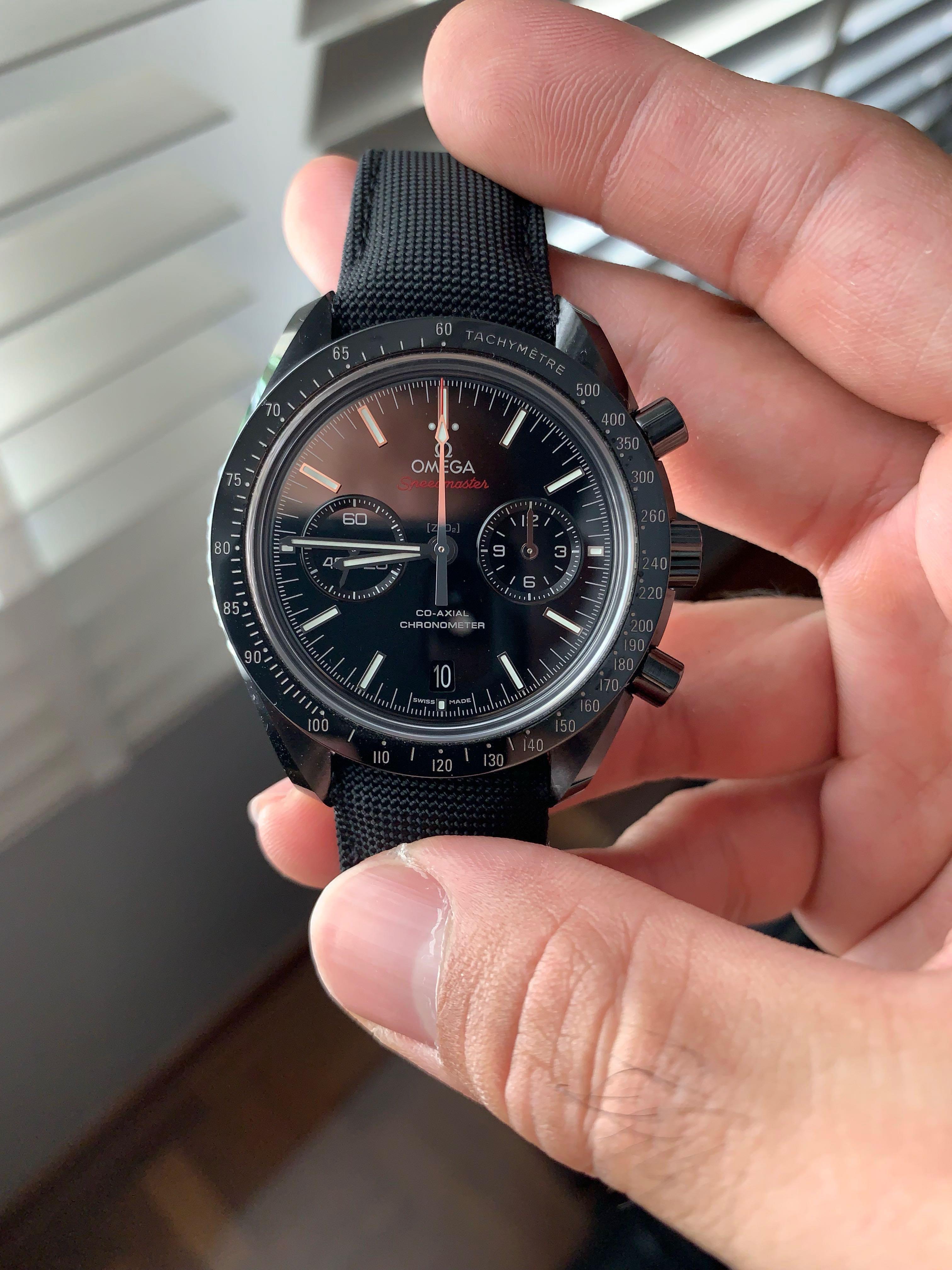 Omega dark side of the moon on wrist new arrivals
