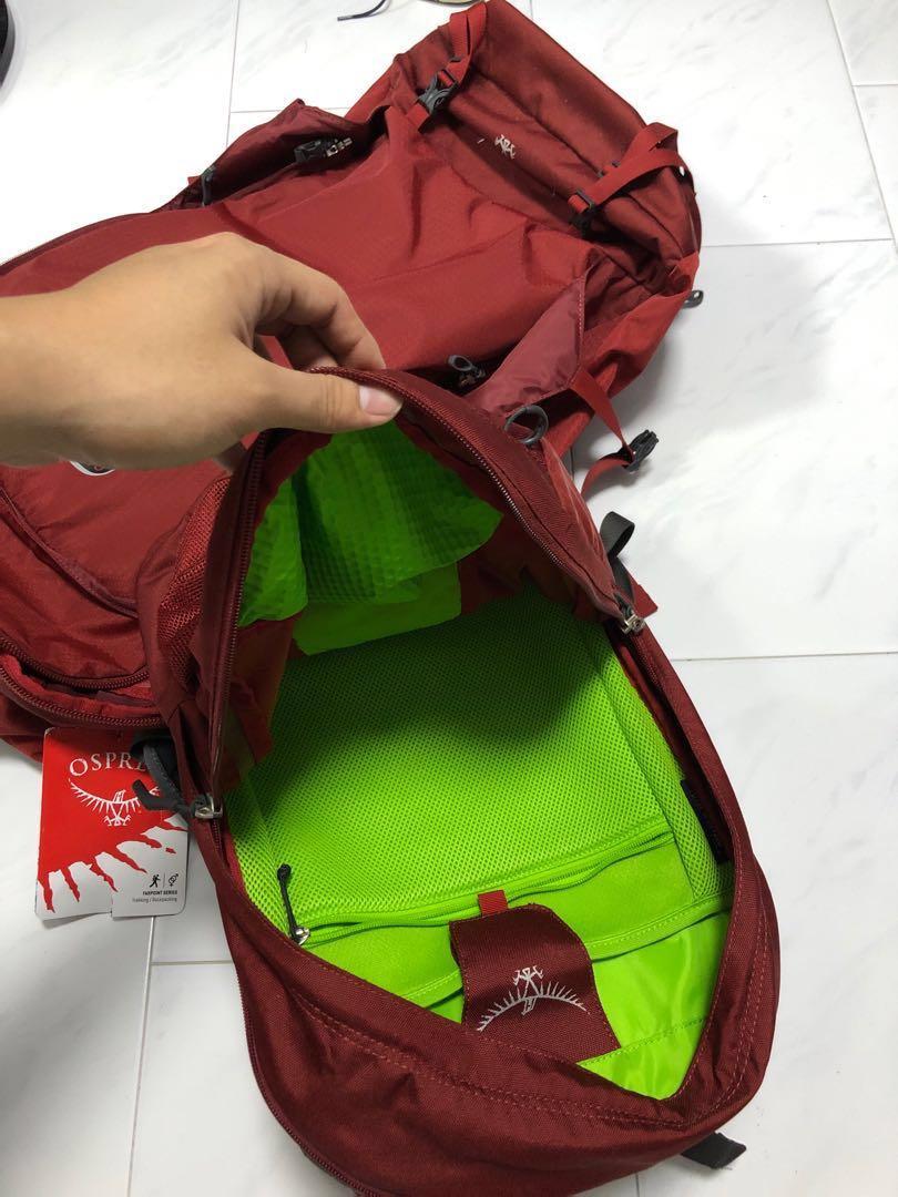 Osprey farpoint 55 Red M L Men s Fashion Bags Backpacks on