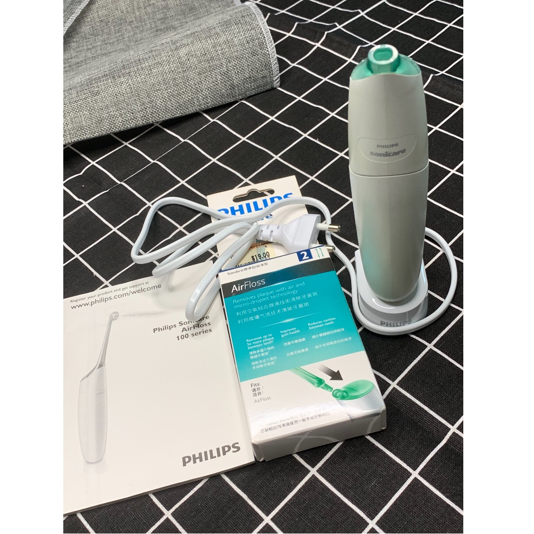 philips sonicare airfloss orange light