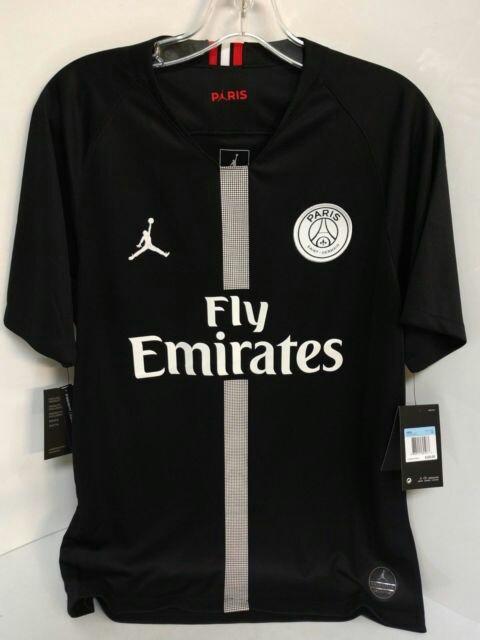 Black psg top jersey jordan