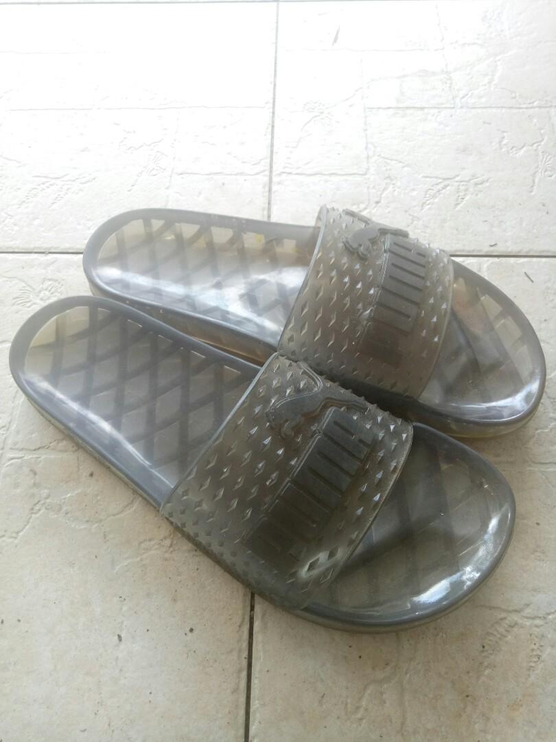 puma clear jelly slides