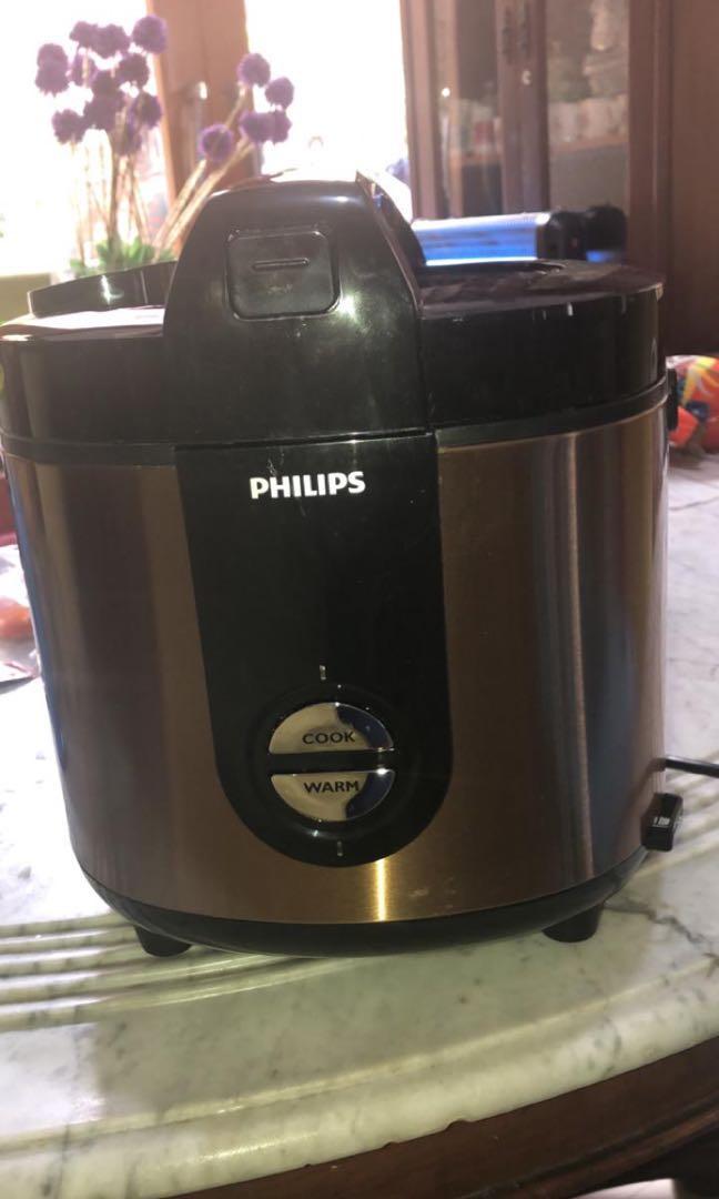 Rice Cooker Philips 2l Hd3132 34 Premium Plus Gold Kitchen Appliances Di Carousell