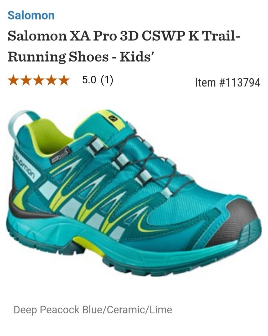 salomon kids trail shoes