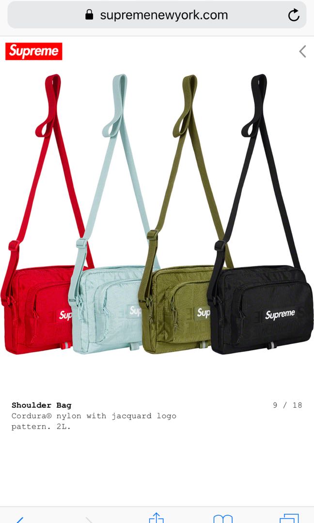 all supreme shoulder bags