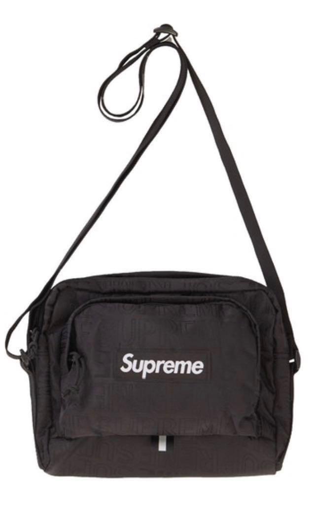 Supreme ss19 hot sale shoulder bag size