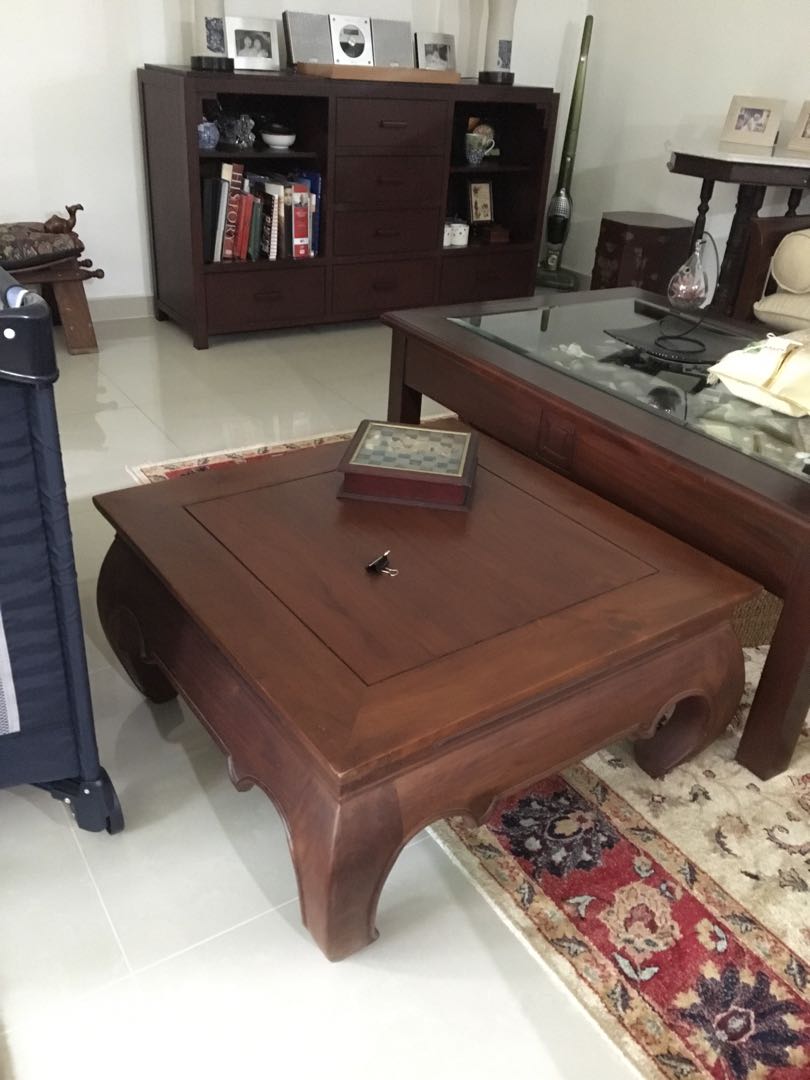 Teak Ming Style Coffee Table