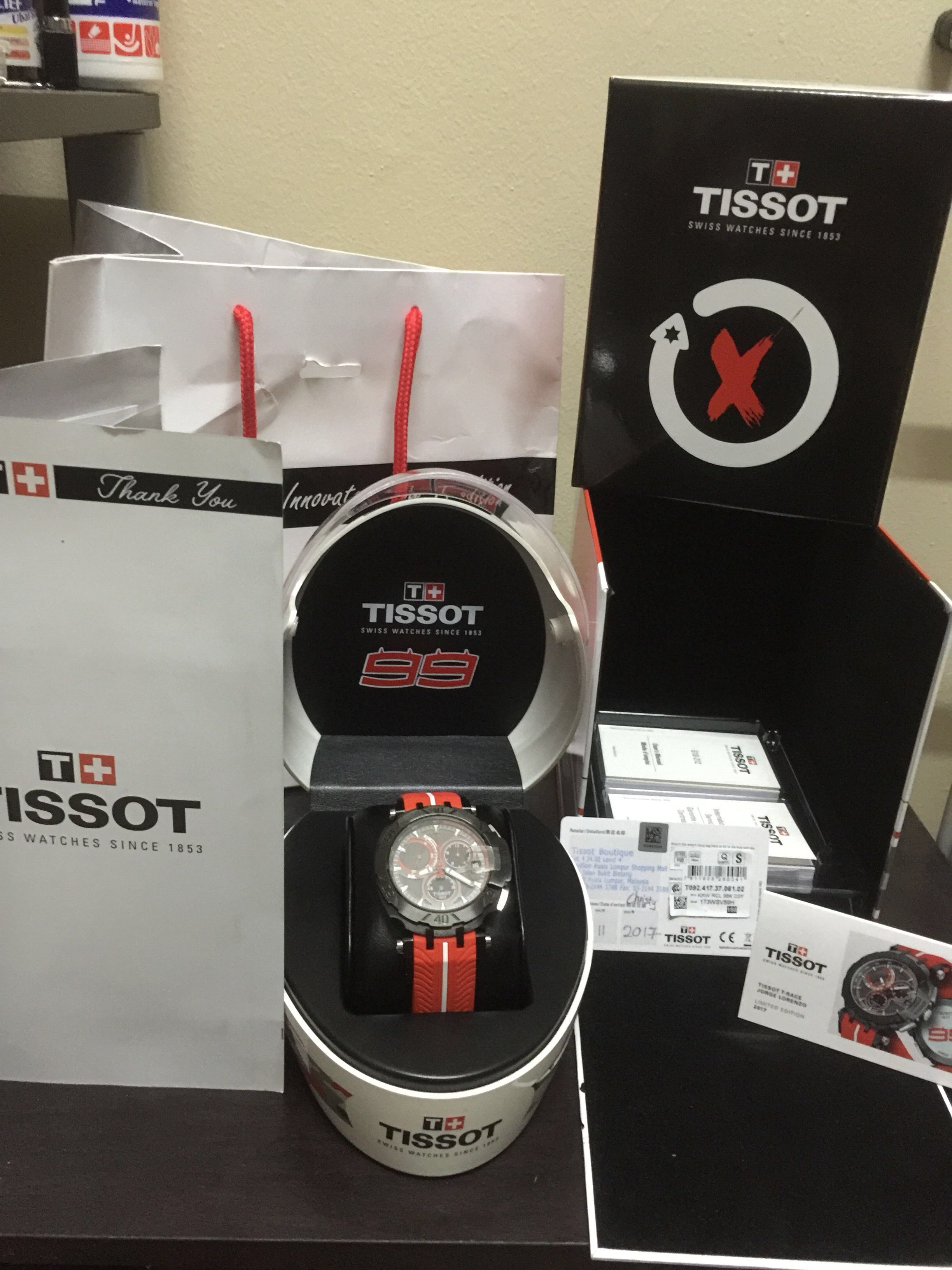 Tissot T Race Jorge Lorenzo 99 LIMITED EDITION 2017