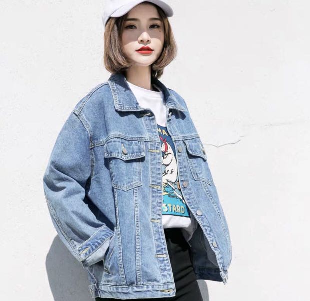 ulzzang denim jacket